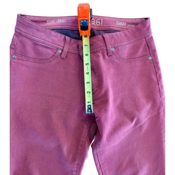 DL1961 Emma Instasculpt Legging Skinny Jeans - Color Garnet Size 29 - Picture 8 of 10